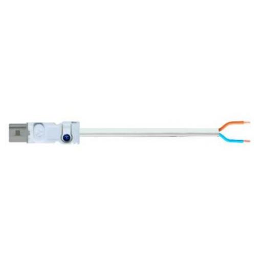 STEGO Konektor pro osvětlení, řada: LED 121/122 Kabel Vnější Přípojka, délka kabelu: 600 mm, IP20 barva Bílá, počet