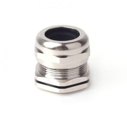 Kabelová průchodka, řada: SKINTOP Kovová Niklovaná mosaz, IP68 PG29 RS PRO 13 mm až 20 mm