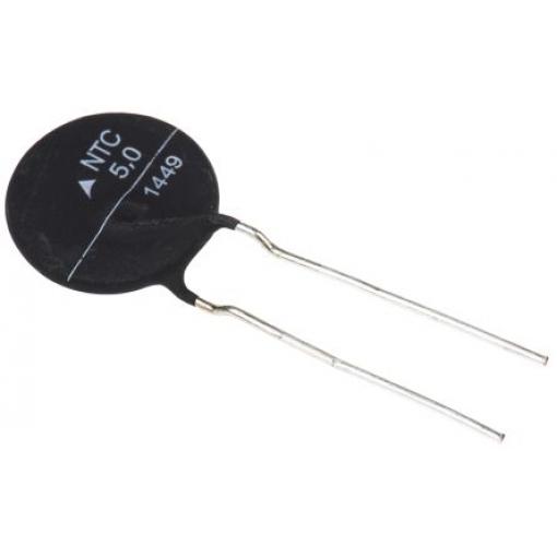 Termistor 5 Ω 5100 mW NTC Omezení náběhového proudu 7 mm 100 s EPCOS 21 mm 7 mm