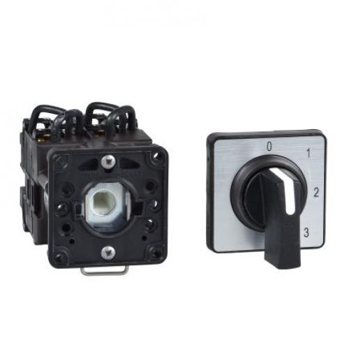 Schneider Electric Vačkový spínač, řada: K1 3 pozice 45 ° 12 A Knoflík