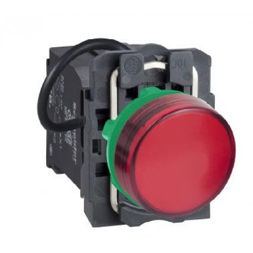 Schneider Electric Kontrolka, řada: Harmony Zapuštěná montáž LED Červená, průměr výřezu: 22 mm IP66 Kulatý 400V