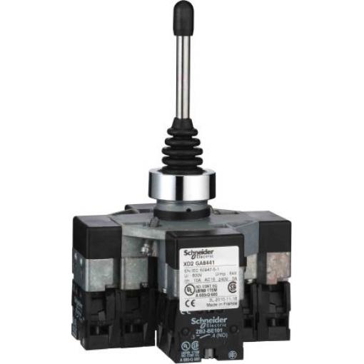 Schneider Electric Joystickový, řada: Harmony IP66 4osý Kulatý 3 A Šroubová svorka 240 V ac SPDT 70 °C -25 °C