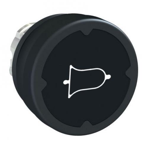 Schneider Electric Hlava tlačítka, řada: Harmony Černá Vratná pružina, průměr výřezu: 22 mm IP66, IP67, IP69K