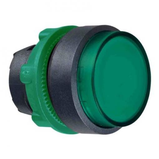 Schneider Electric Hlava tlačítka, řada: Harmony Zelená Vratná pružina, průměr výřezu: 22 mm IP69K, IP66, IP67