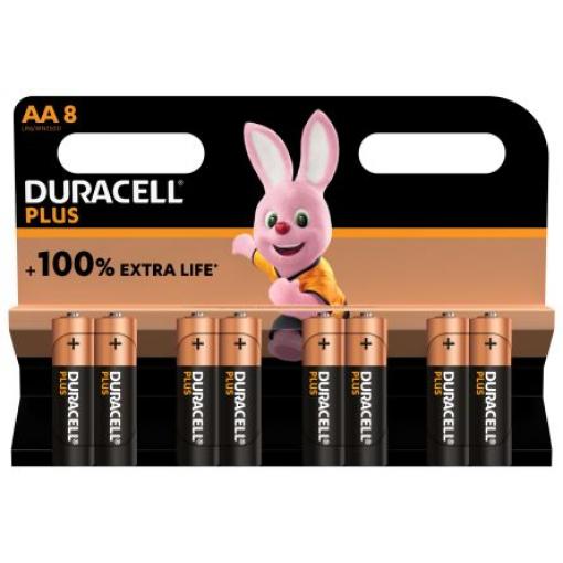 Baterie AA Alkalická plochá 1.5V MN1500 PLUS POWER 3.016Ah Duracell Plus Power Duracell DURACELL