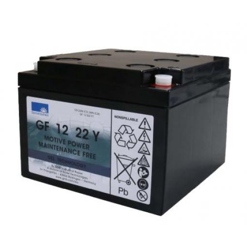 Uzavřený olověný akumulátor GF 12 022 YT Šroub konstrukce VRLA 22 Ah Sonnenschein 12 V