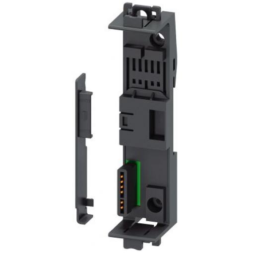 Přípojka, Připojovací konektor zařízení, pro použití s: Elektrické zapojení u_asi a Uaux Siemens