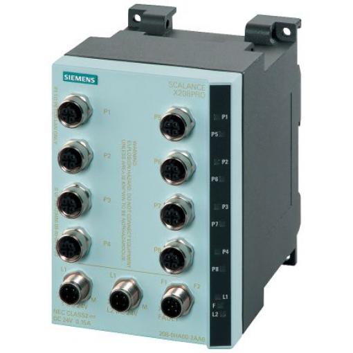 Ethernetový přepínač 8portový 100Mbps Siemens Řízený