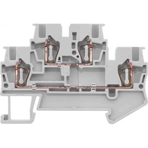 Siemens Svorkovnice pro montáž na lištu DIN 8WH2020-0AE00, řada: 8WH, 500 V Šedá 0.14 to 1.5 mm² 1 S pružinou