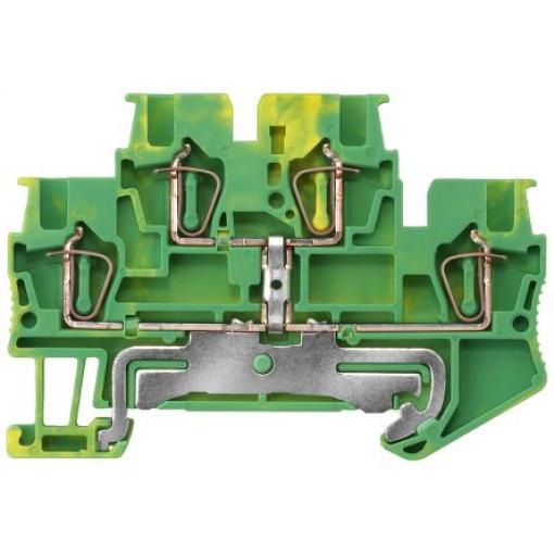 Siemens Svorkovnice pro montáž na lištu DIN 8WH2020-0CE07, řada: 8WH Žlutá, Zelená 0.14 to 1.5 mm² 2 S pružinou