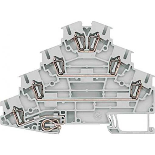 Siemens Svorkovnice pro montáž na lištu DIN 8WH2040-4LF00, řada: 8WH, 800 V Šedá 0.08 to 2.5 mm² 4 S pružinou