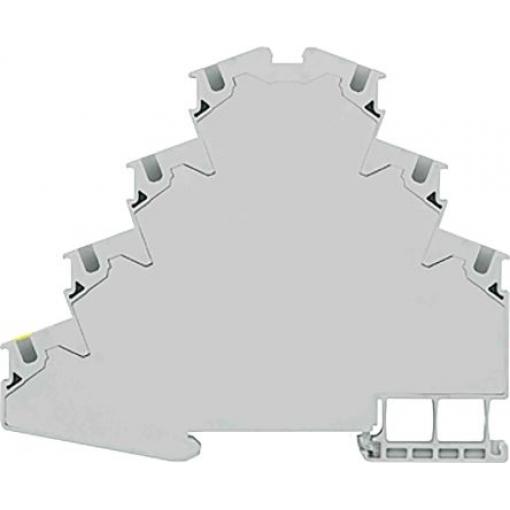 Siemens Svorkovnice pro montáž na lištu DIN 8WH2040-4LG00, řada: 8WH, 800 V Šedá 0.5 to 4 mm² 4 S pružinou