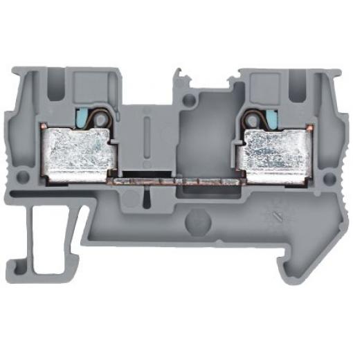 Siemens Svorkovnice pro montáž na lištu DIN 8WH6000-0AG00, řada: 8WH, 800 V Šedá 4 mm² 1 zásuvný modul