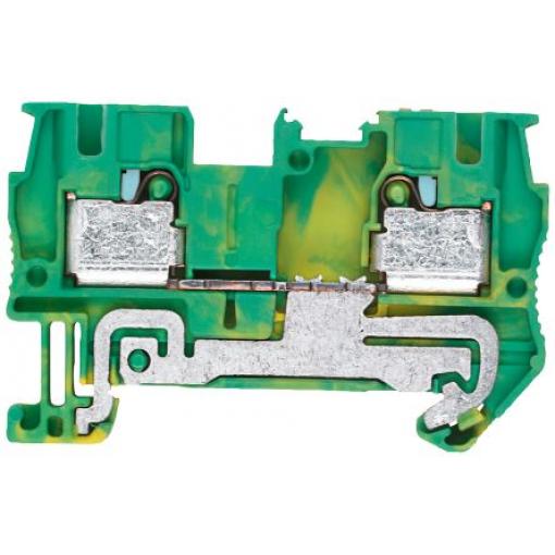 Siemens Svorkovnice pro montáž na lištu DIN 8WH6000-0CG07, řada: 8WH Zelená, Žlutá 4 mm² 1 zásuvný modul