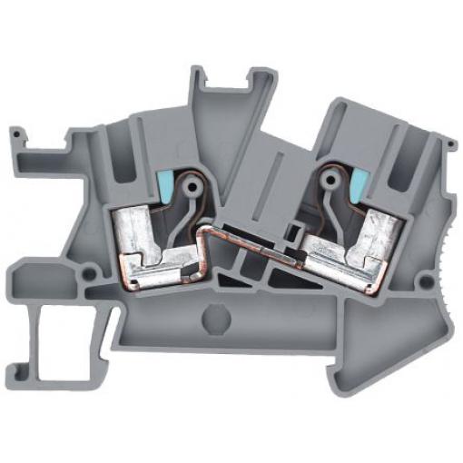 Siemens Svorkovnice pro montáž na lištu DIN 8WH6001-0AH00, řada: 8WH, 800 V Šedá 6 mm² 1 zásuvný modul
