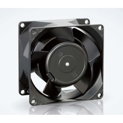 ebm-papst Axiální ventilátor, řada: 8000 V, průtok vzduchu: 50 m³/h 12 W 230V ac 52 mA IP20 80 mm 80mm 38 mm