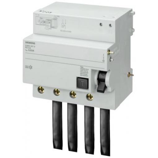 Siemens Miniaturní jistič, rozsah: 5SM2 4pólový 100 A, charakteristika: Typ A, rozsah: SENTRON 400 V ac