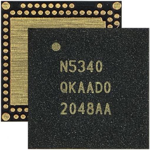 Nordic Semiconductor SoC Bluetooth nRF5340-QKAA-R7 Mikroprocesor ARM Cortex, počet kolíků: 94 kolíkový, AQFN