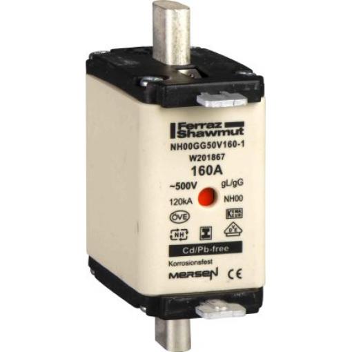 Pojistka s centrovanými vývody 250A NH1 Schneider Electric 500V ac