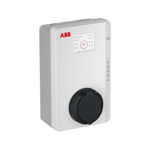 AC wallbox type 2, socket with shutter,