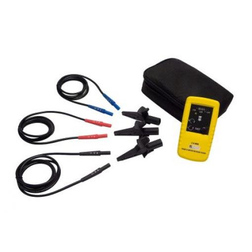 Tester sledu fází Krokosvorka CAT III 600 V 400Hz 600V ac, číslo modelu: CA 6609 Chauvin Arnoux