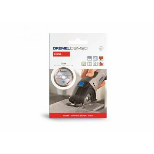 Řezný kotouč, řada: DSM540 Diamant 77 mm, tloušťka: 2 mm Dremel