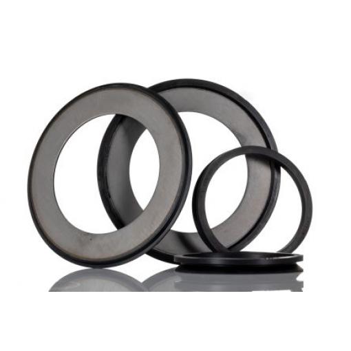 Těsnicí kroužek, Nerezová ocel, Nitrilový kaučuk (NBR) 14.8 mm silná 80 mm (vnitřní prům.) 141 mm OD SKF