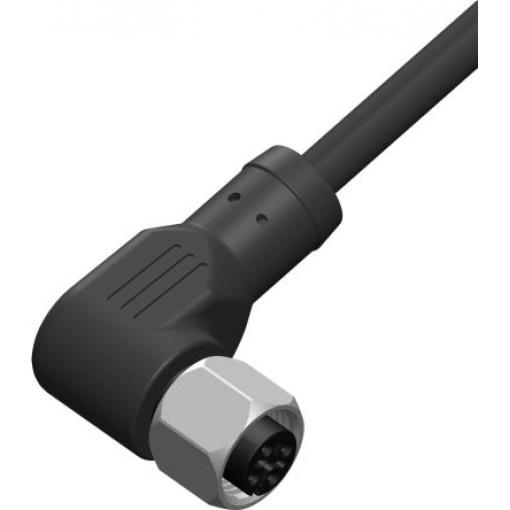 Kabel ovladače snímače, A: Vnitřní, A: Pravoúhlý 4, B: Volný konec, B: Neuzavřený, 250V, IP67, řada: CBF12 RS PRO 10 m