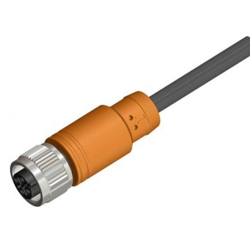 Kabel ovladače snímače, A: Vnitřní, A: Rovný 4, B: Volný konec, B: Neuzavřený, 250V, IP67, řada: CBF12 RS PRO 5 m
