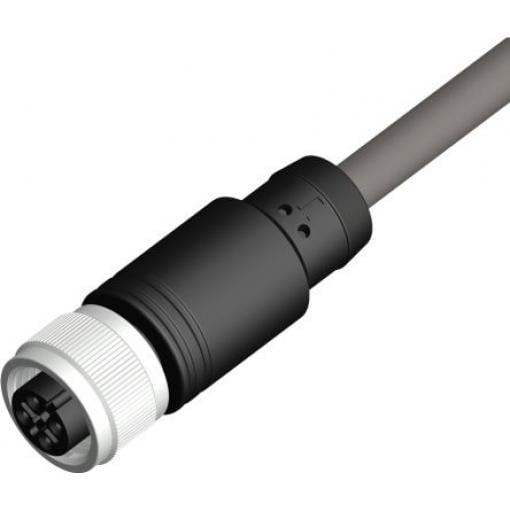 Kabel ovladače snímače, A: Vnitřní, A: Rovný 4, B: Volný konec, B: Neuzavřený, 250V, IP67, řada: CBF12 RS PRO 10 m