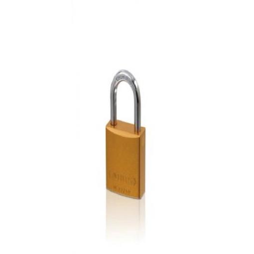 ABUS Visací zámek S klíčem Stejné klíčování Odolnost vůči povětrnostním vlivům, Hliník Vnitřní, Venkovní 6 mm třmen,