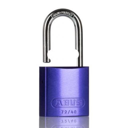 ABUS Visací zámek S klíčem Stejné klíčování Odolnost vůči povětrnostním vlivům, Hliník Venkovní, Vnitřní 6 mm třmen,