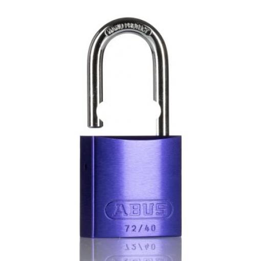 ABUS Visací zámek S klíčem Stejné klíčování Odolnost vůči povětrnostním vlivům, Hliník Vnitřní, Venkovní 6 mm třmen,