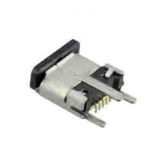 Molex Konektor USB, řada: 105133 Vnitřní, počet portů: 1portový, orientace těla: Svislé Micro USB typ B, 30 Vrms, Panel
