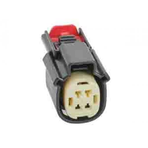 Ochranný kryt konektoru, řada: 33472, počet kontaktů: 4, Nylon, Černá Molex