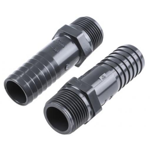 Přípojka hadicová BSPT Male závit, vnitřní průměr hadice: 30 mm (vnitřní prům.), pracovní tlak: 10 bar Georg Fischer