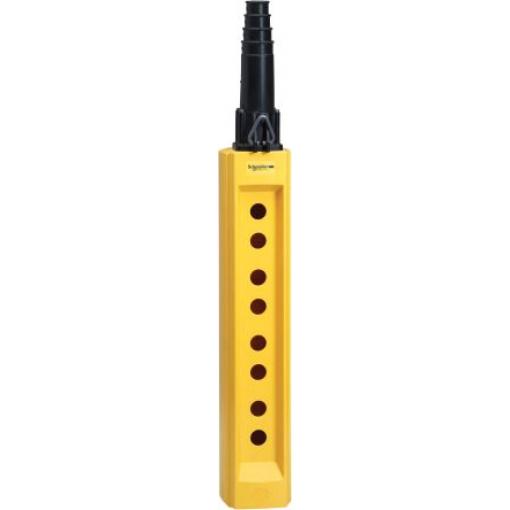 Pouzdro závěsné stanice, řada: XACB, průměr výřezu: 40 mm Žlutá Polyester se skelným vláknem Schneider Electric, počet