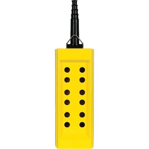 Pouzdro závěsné stanice, řada: XACB, průměr výřezu: 40 mm Žlutá Polyester se skelným vláknem Schneider Electric, počet