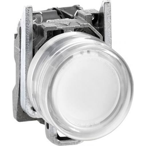 Schneider Electric Tlačítkový spínač, řada: XB4 IP65 SPST Průchozí otvor Vratná pružina Osvětlené 22.3 mm 3 A, barva