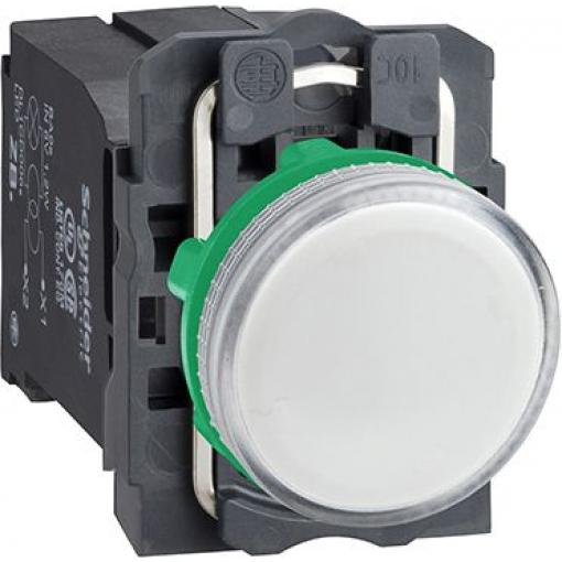 Schneider Electric Kontrolka, řada: Harmony Zapuštěná montáž Žárovka Bílá, průměr výřezu: 22 mm IP69, IP66, IP67, IP69K
