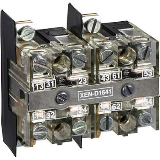 Schneider Electric Blok kontaktů, řada: XEND Blok kontaktů 1 NO/1 CO 230V Šroub