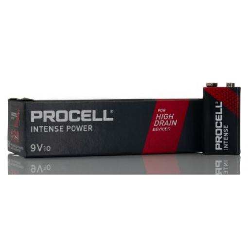 Baterie 9 V Intense Alkalické 6LR63 628 mAh Duracell Procell 9V (6LR61)