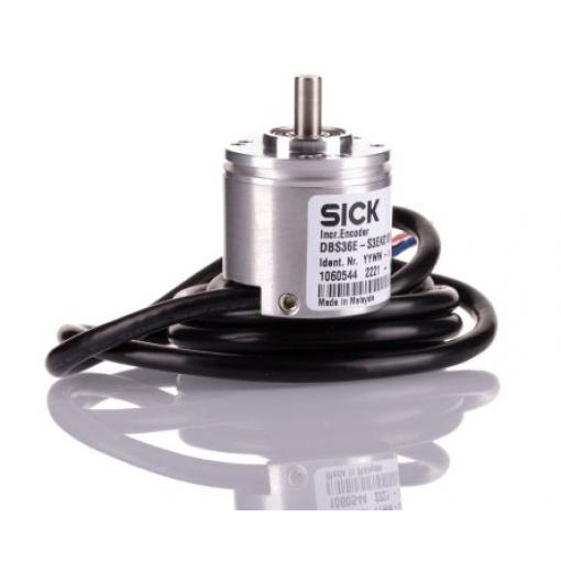 Přírůstkový kodér, řada: DBS36 Core Přírůstkové HTL 30V 8000 rpm 1000 ppr Pevný IP65 SICK 6 mm