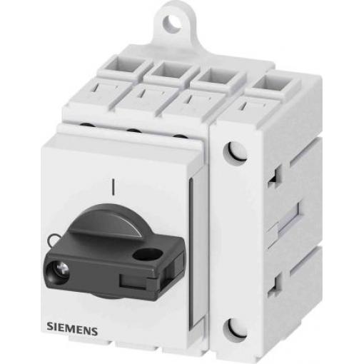 Siemens Oddělovací (hlavní) vypínač, rozsah: 3LD 4pólový Lišta DIN IP40 32 A 11.5 kW