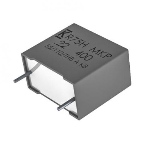 Polypropylenový kondenzátor, řada: R75 33 μF 5 % 160 V dc 90 V ac, Průchozí otvor 0.8 mm KEMET AEC-Q200