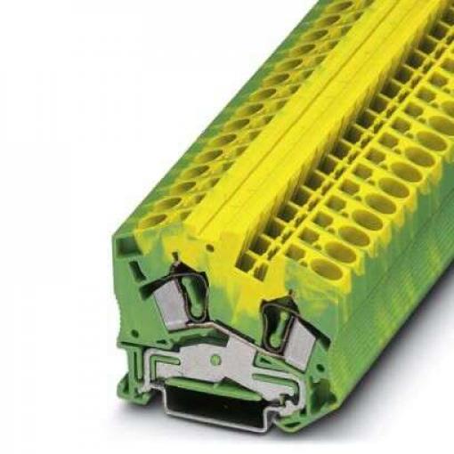 Spring cage ground terminal block