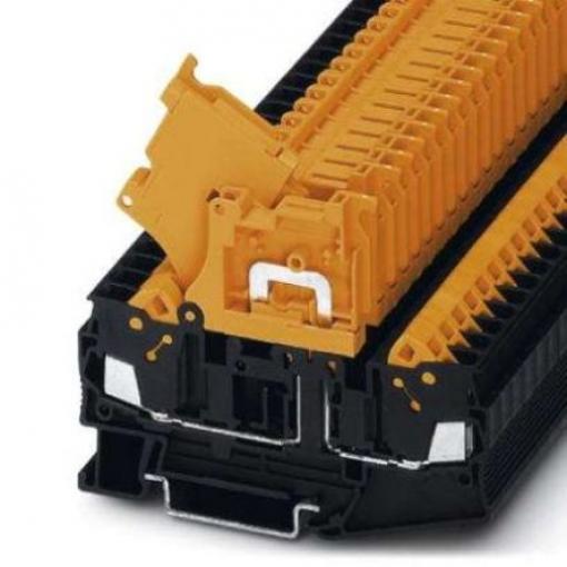 Phoenix Contact Odpojovací svorkovnice 3206678, 500 V Černá, Oranžová 0.5 to 2.5 mm² 1 Rychlé připojení