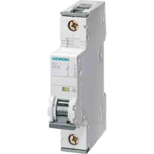 Siemens Miniaturní jistič, rozsah: 5SY4 1pólový 8 A vypínací výkon 10 kA, charakteristika: Typ D, rozsah: SENTRON 400 V