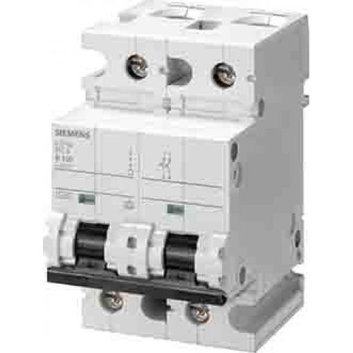 Siemens Miniaturní jistič, rozsah: 5SP4 2pólový 100 A vypínací výkon 10 kA, charakteristika: Typ B, rozsah: SENTRON 400