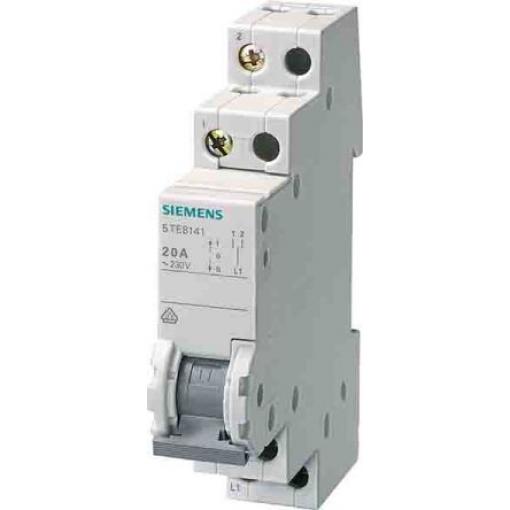 Siemens Oddělovací (hlavní) vypínač, rozsah: 5TE 1pólový Lišta DIN 20 A